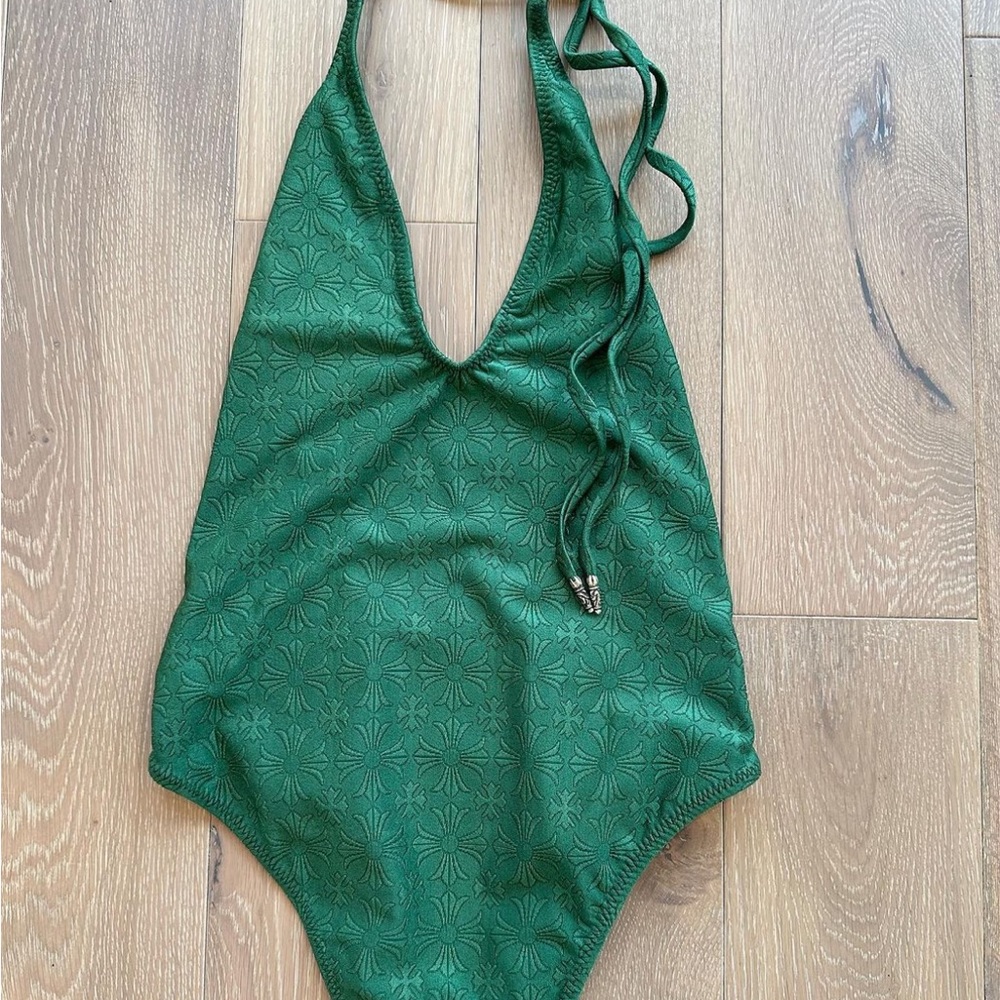 chrome hearts one piece swimsuit